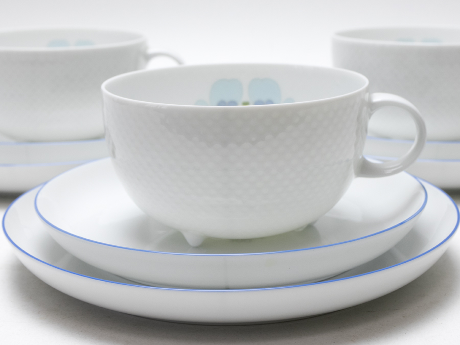 ローゼンタール スタジオライン センチュリーブルーフラワー トリオ 3