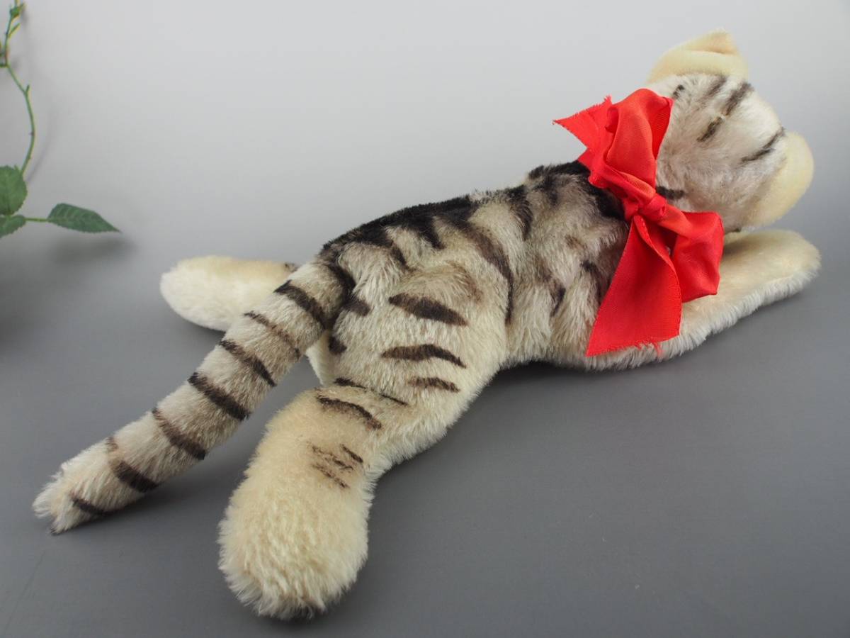 ☆シュタイフ☆Floppy Kitty Cat 28cm☆眠りネコのキティ/猫/ねこ