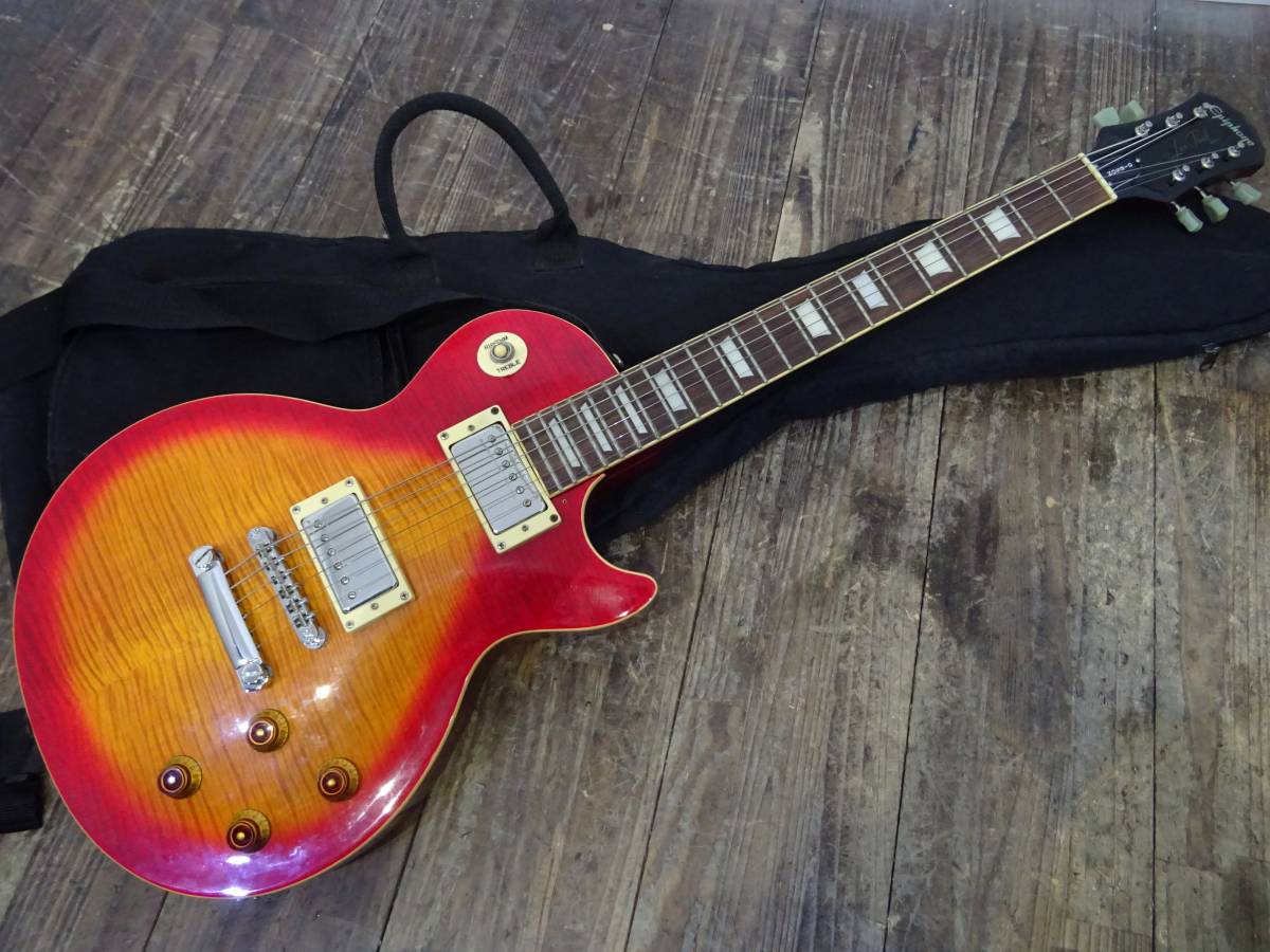 エピフォン GIBSONロゴ エレキギター レスポールタイプ ジャンク