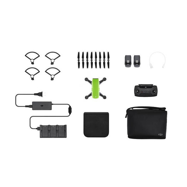 DJI Spark Fly More コンボ スパーク ドローン 小型 カメラ付き 国内正規品 1年間 DJI無料付帯保険付き DJI正規代理店 グリーン
