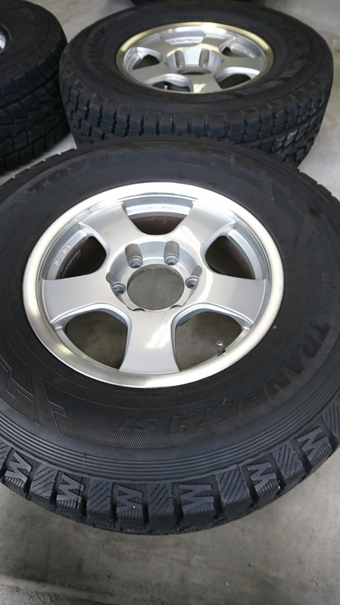 使用少なくバリ山 軽量アルミ プラド サーフ 265 70 16 TOYO 