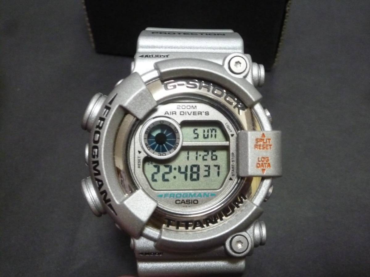 新品 G-SHOCK FROGMAN フロッグマン DW-8201GF-8JF シルバーフロッグマン