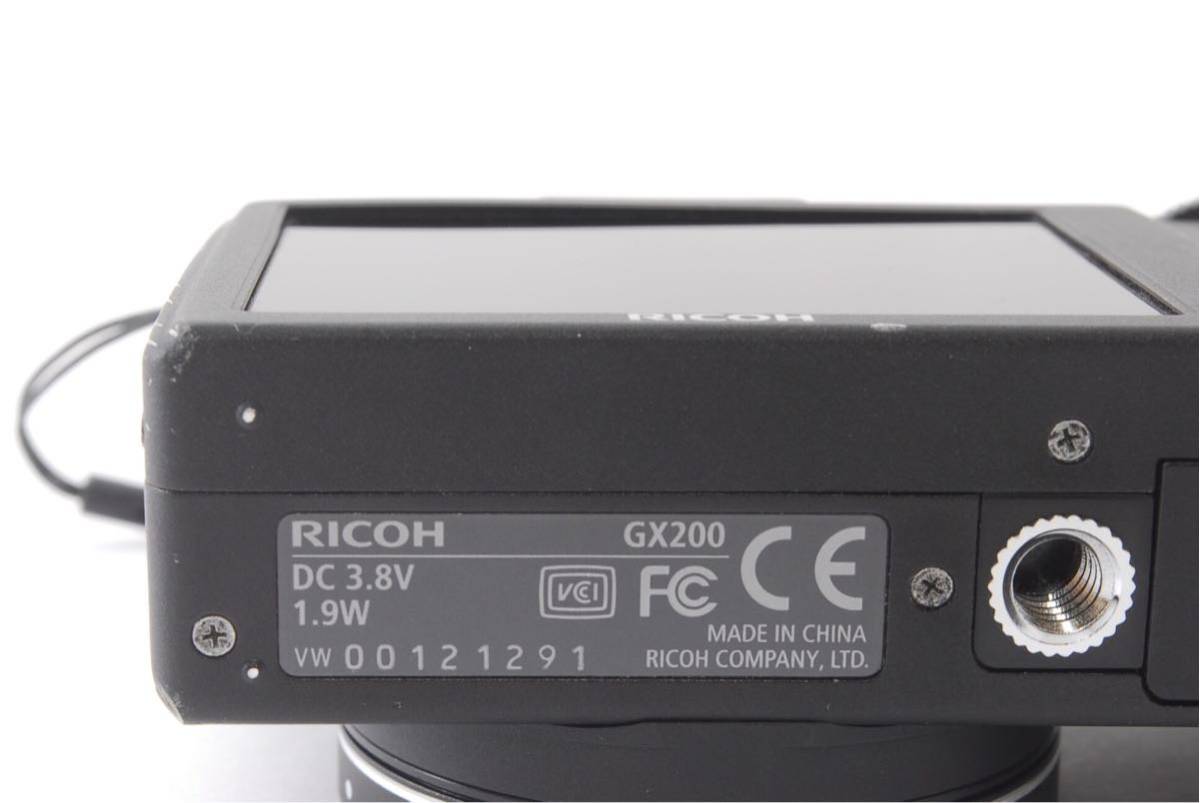 ☆ジャンク☆RICOH リコー GX200 ボディ ブラック☆訳あり大特価☆2093
