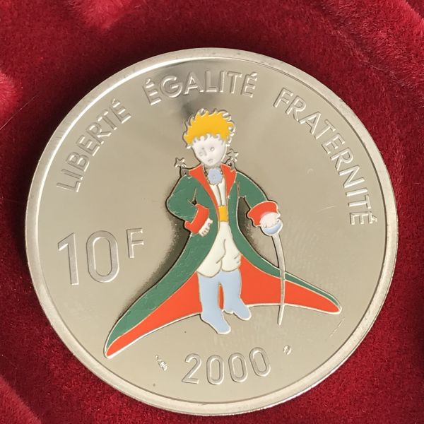 フランス 2000年 10フラン 記念銀貨 ② フランス 2000年 10フラン銀貨