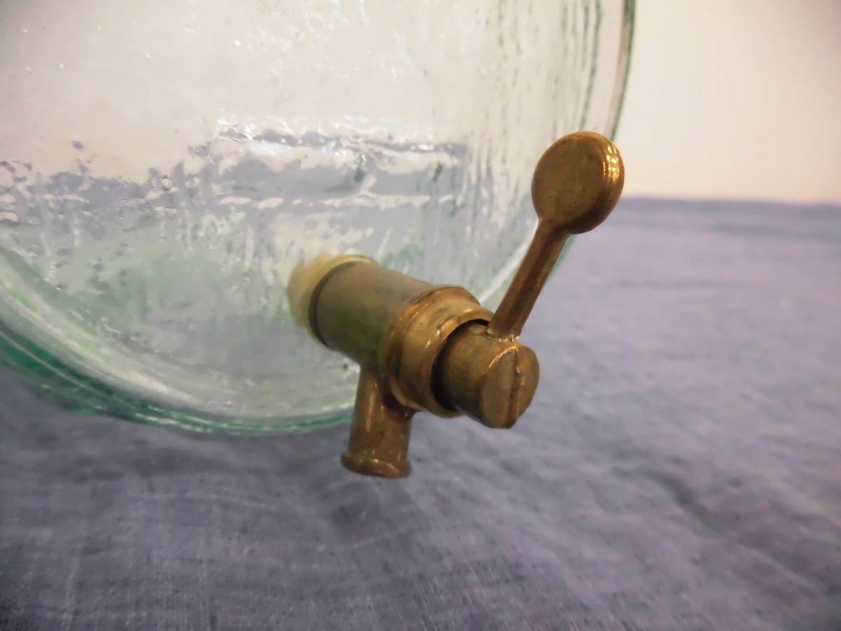 ZIS-D2-0009　　焼酎Bar　陶器２リットル　　ガラス製　樽型　サーバー