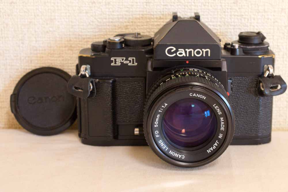 【動作品】キヤノン Canon F-1（前期）＋ NFD 50mm f1.4 キャノン New F-1 + NFD 50mm f1.4 CANON NEW F-1 + NFD 50mm f1.4