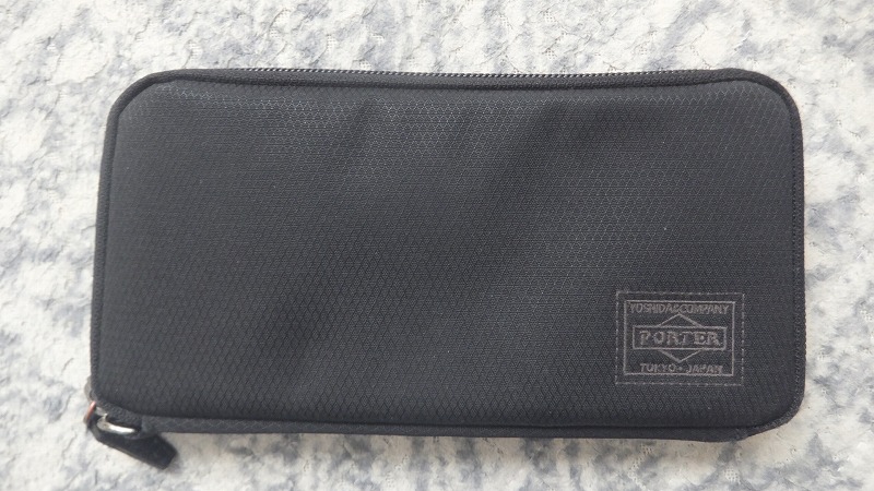 ポーター PORTER CURRENT 長財布 カレント ラウンドジップ　 黒 PORTER カレント ラウンドジップ長財布（ブラック） ポーター PORTER