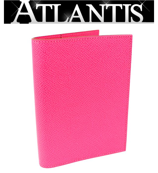 新品 エルメス アジェンダGM 手帳カバー ローズティリアン エプソン □O刻印