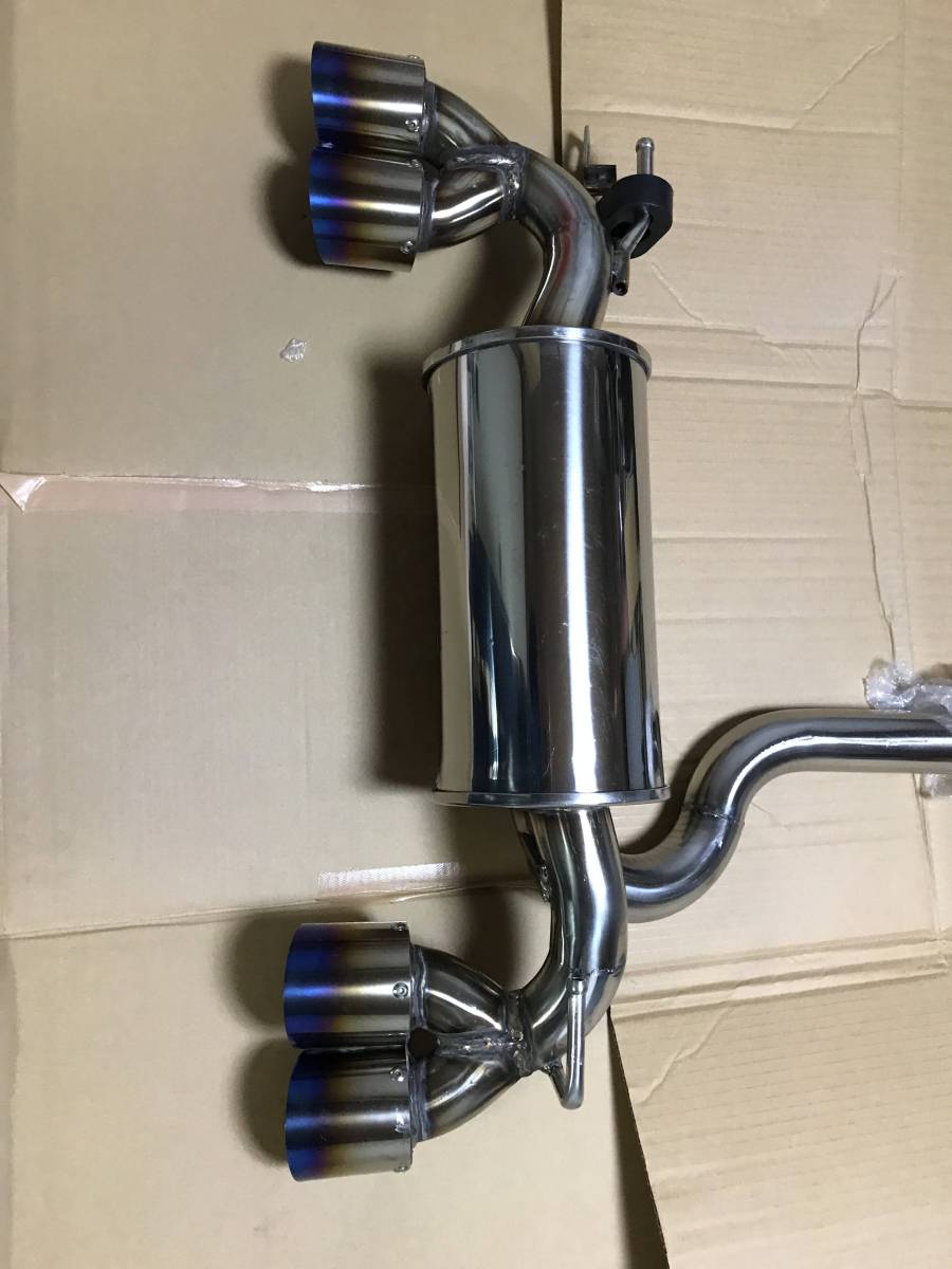 メタモンマフラー チタンテール 製作時のＮＧがあり、短期間使用の特価品 ヴィヴィオ Ｒ１ Ｒ２