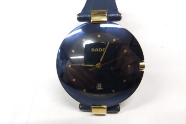 ご購入専用：ラドー RADO フローレンス ネイビー 16)RADO ラドー フローレンス 腕時計 ネイビーゴールド 129.4074.4N