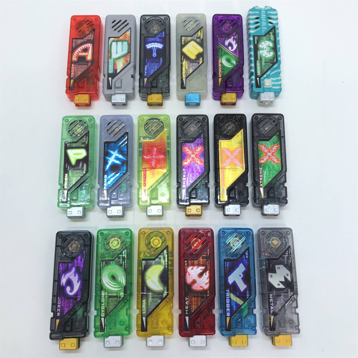 仮面ライダー ダブル W ガイアメモリ 変身 アイテム なりきり 玩具 おもちゃ 色々 いろいろ 多数 複数 まとめて 大量 セット ①