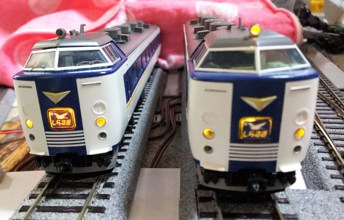 TOMIX HO 485系しらさぎ色Y23編成 塗装変更改造7両編成