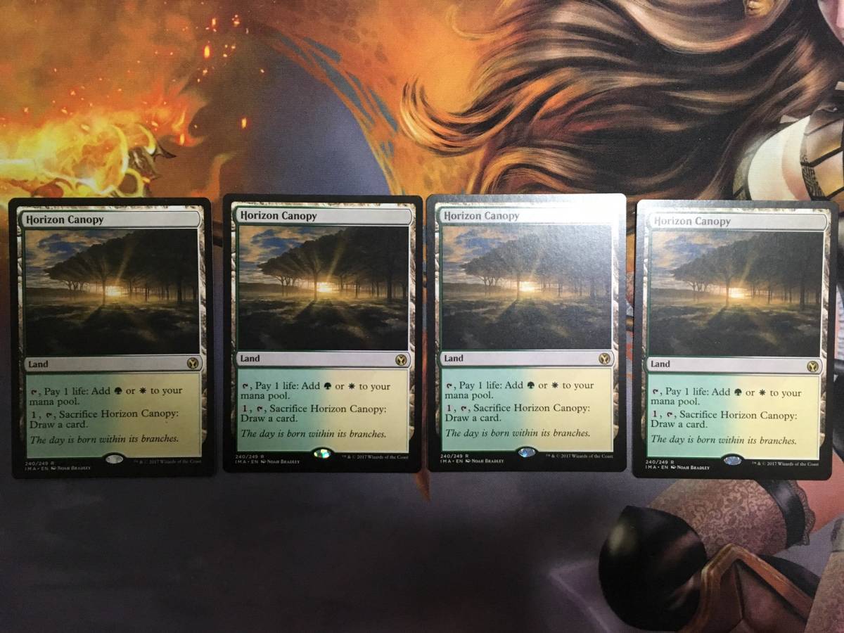 MTG 地平線の梢⁄Horizon Canopy 英語版4枚 アイコニックマスターズ