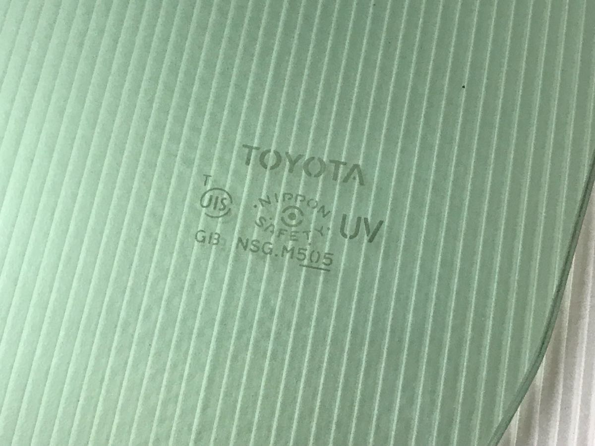 即決 アルファード ANH10W/15W 純正フロント左ドアガラス 小傷チップ有り 定価28800円