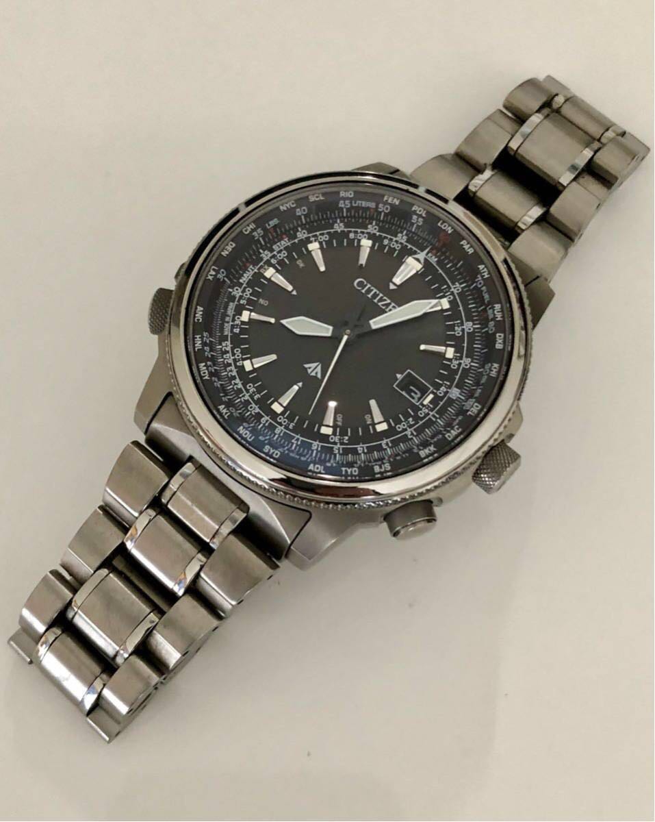 シチズン プロマスター エコドライブ 電波CB0130-51E 中古品 シチズン 