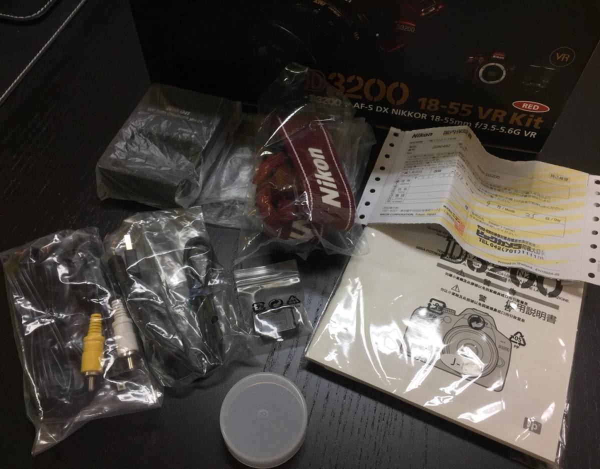 ☆80☆美品 Nikon ニコン D3200 18-55mm VR Kit AF-S DX NIKKOR18-