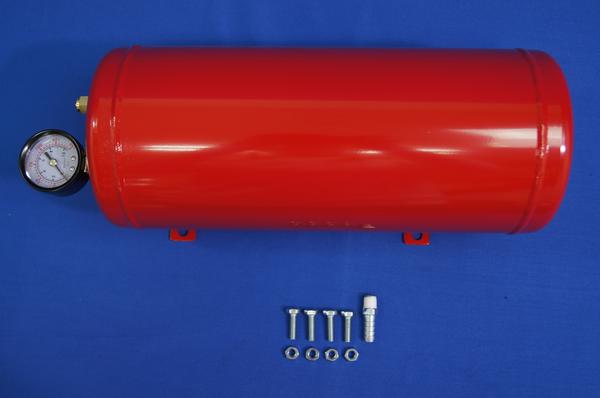 超小型・軽量ホーンエアータンクのみ 3．5L レッド