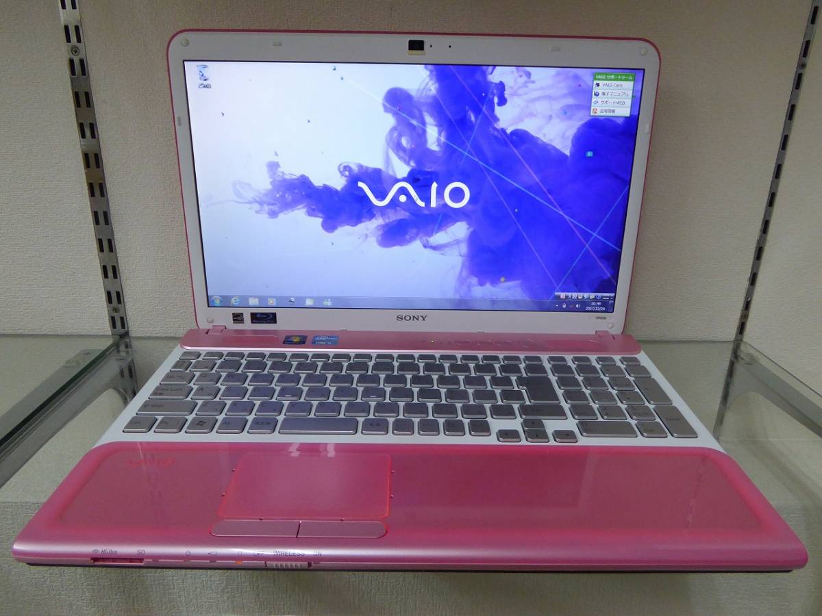 SONY Vaio VPCCB38FJ★Corei5-2430M/8GB/750GB/BD/リカバリ済み
