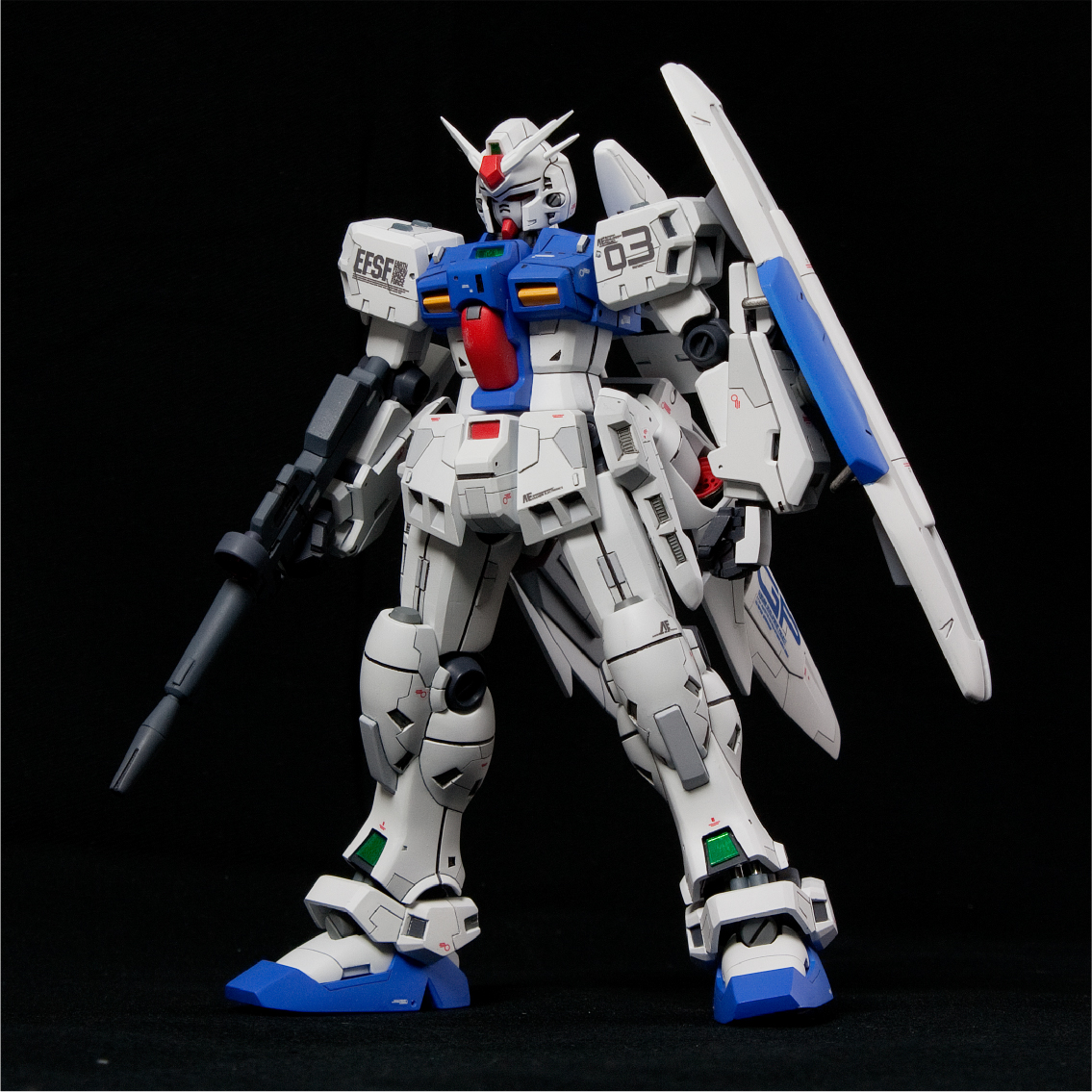 HGUC 1/144 RX-78GP03 ガンダムGP03 デンドロビウム 塗装済み完成品