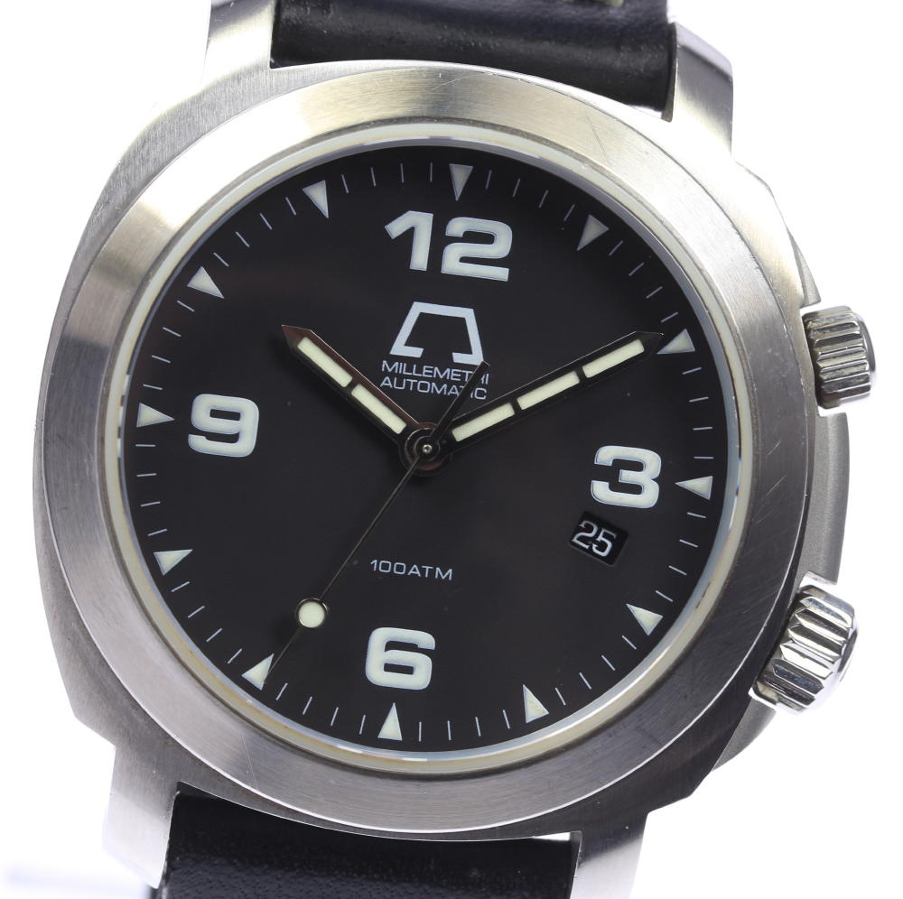 箱保【ANONIMO】アノーニモ オペラ メッカナ ミッレメトリ MOD.2000 純正革ベルト 自動巻き メンズ