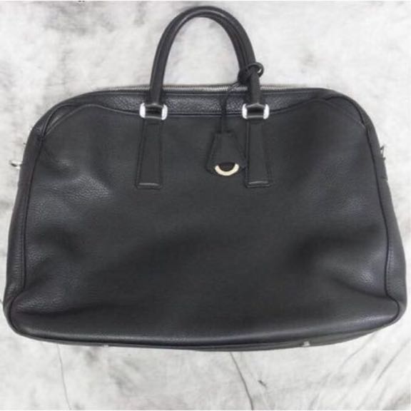 1円／超美品／アニアリ／aniary／シュリンクレザー／ブリーフケース／ブラック／made in Japan／正規品／2WAY／