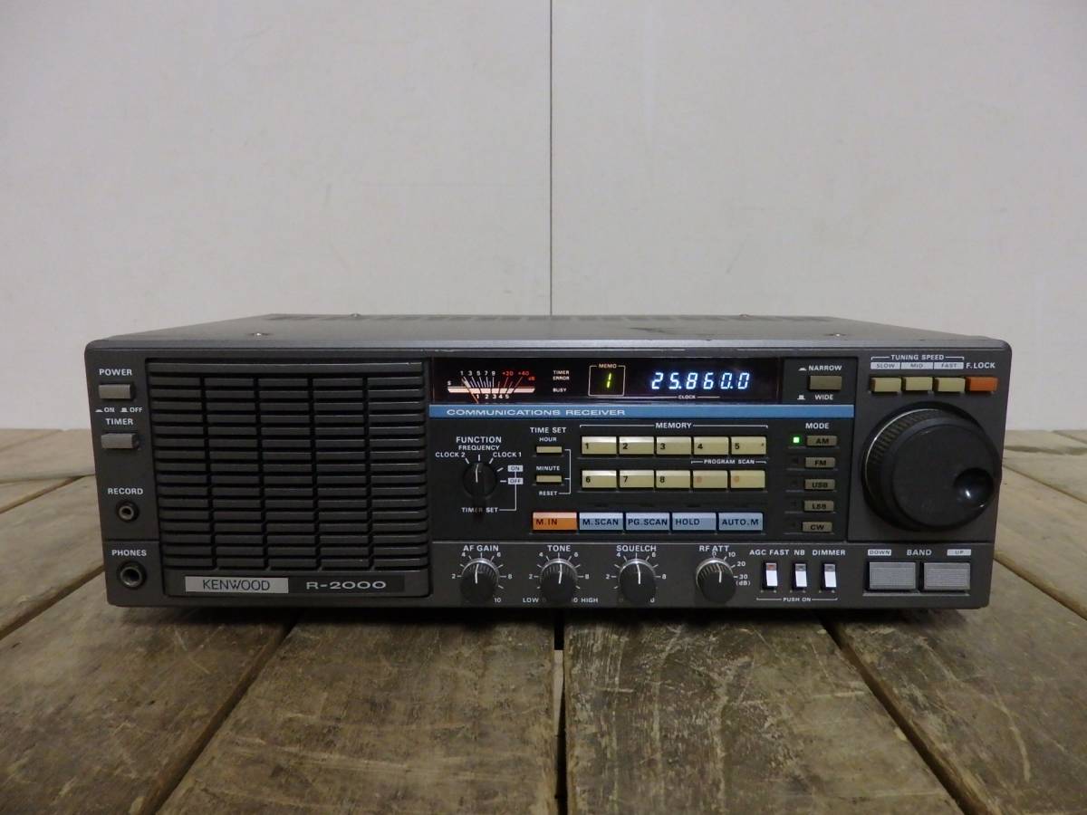 ケンウッド KENWOOD COMMUNICATIONS RECEIVER R-2000 通信型受信機
