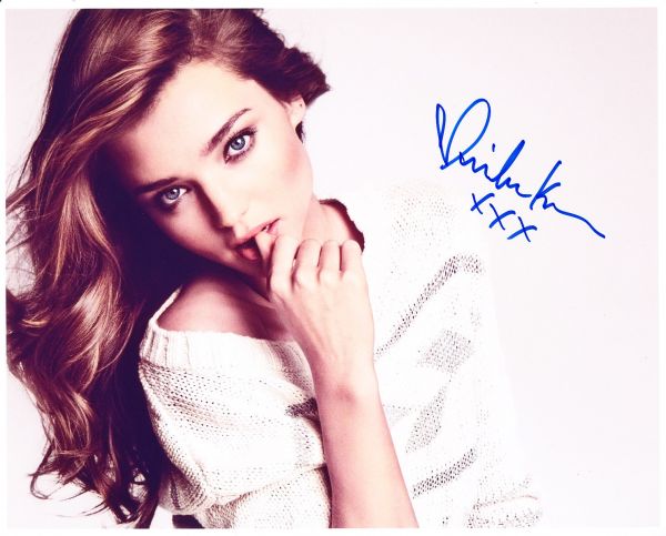 ミランダ・カー★直筆サイン写真★証明書COA◆2598