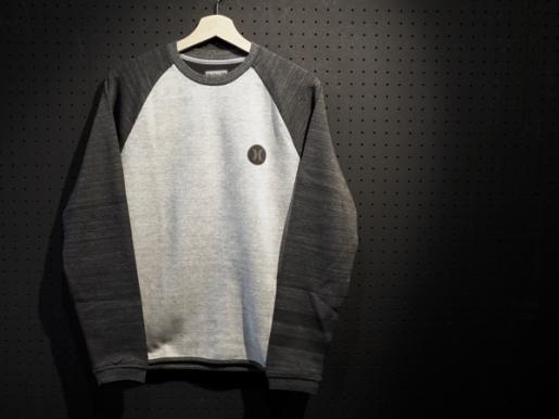HURLEY PHANTOM ARENA CREW ”LIGHT GREY” Sサイズ スウェット ハーレー テックフリース 1.0 NIKE