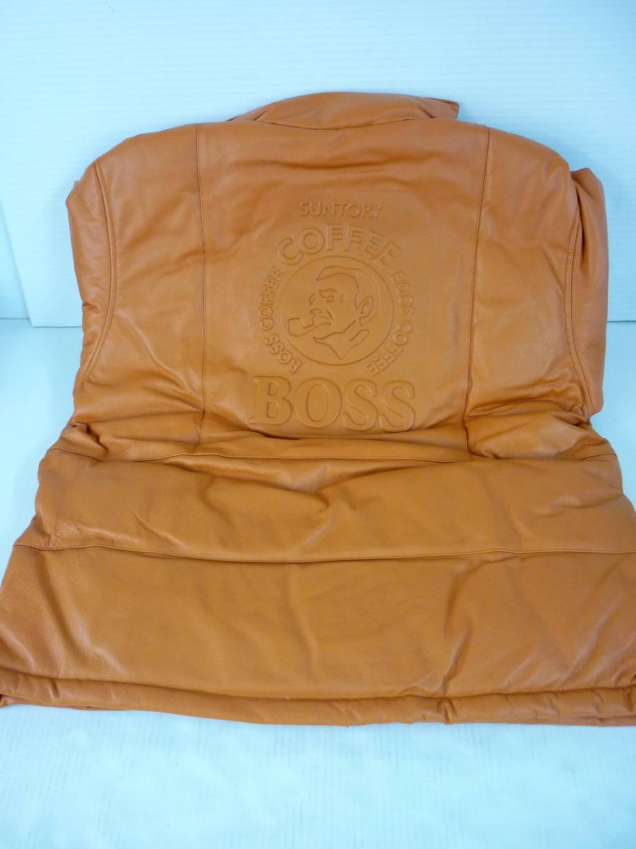 「BOSS」発売15周年感謝「歴代No.1ボスジャン当たる!」キャンペーン★歴代復刻ボスジャン★2001年秋:Lサイズ★当選品★中古美品★Ｘ-25 サントリーコーヒー「ＢＯＳＳ」発売３０周年「ザ・ボス 微糖 上向く