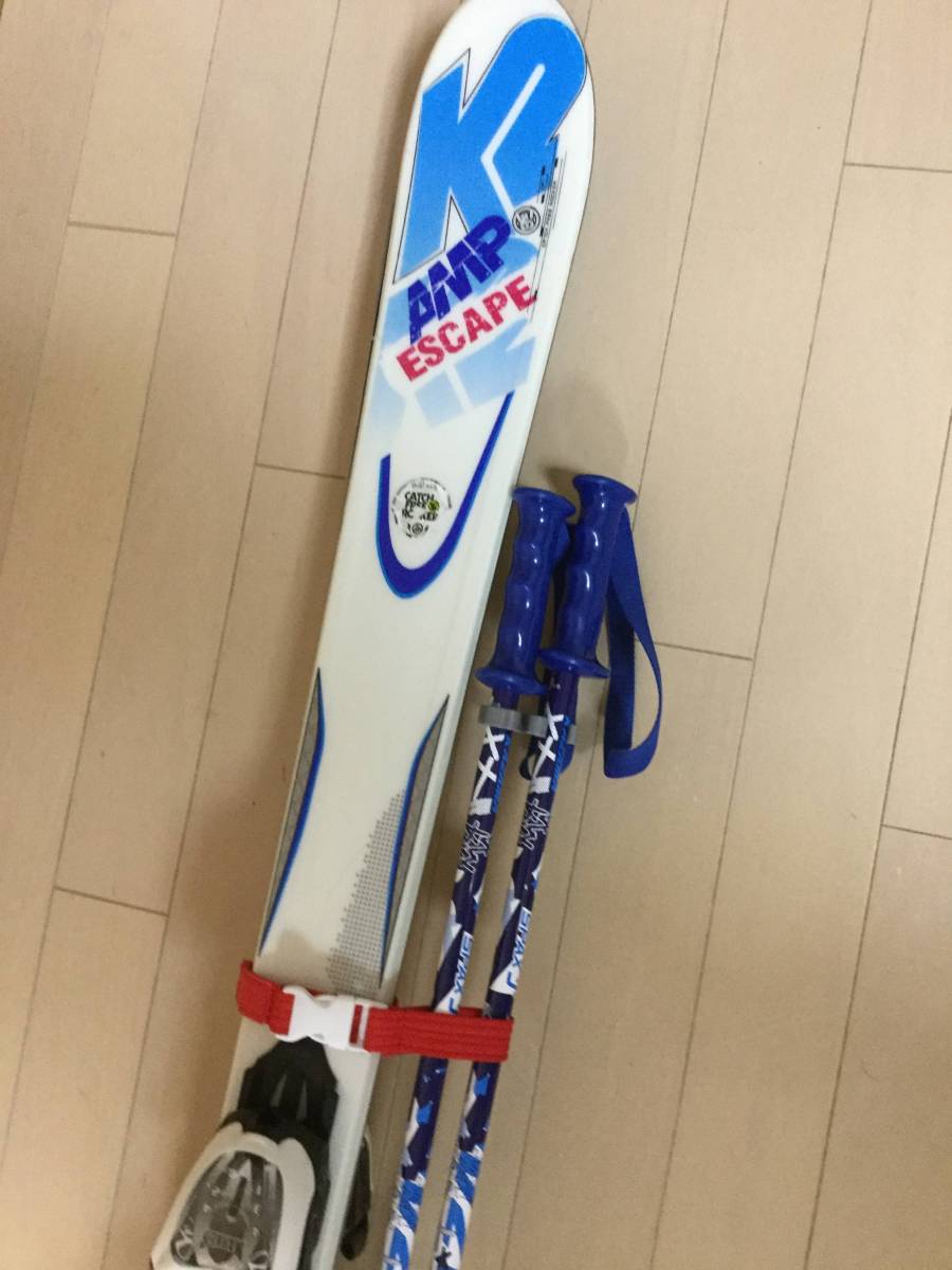 Ｋ2スキー板とストックセット 136センチ 美品_3