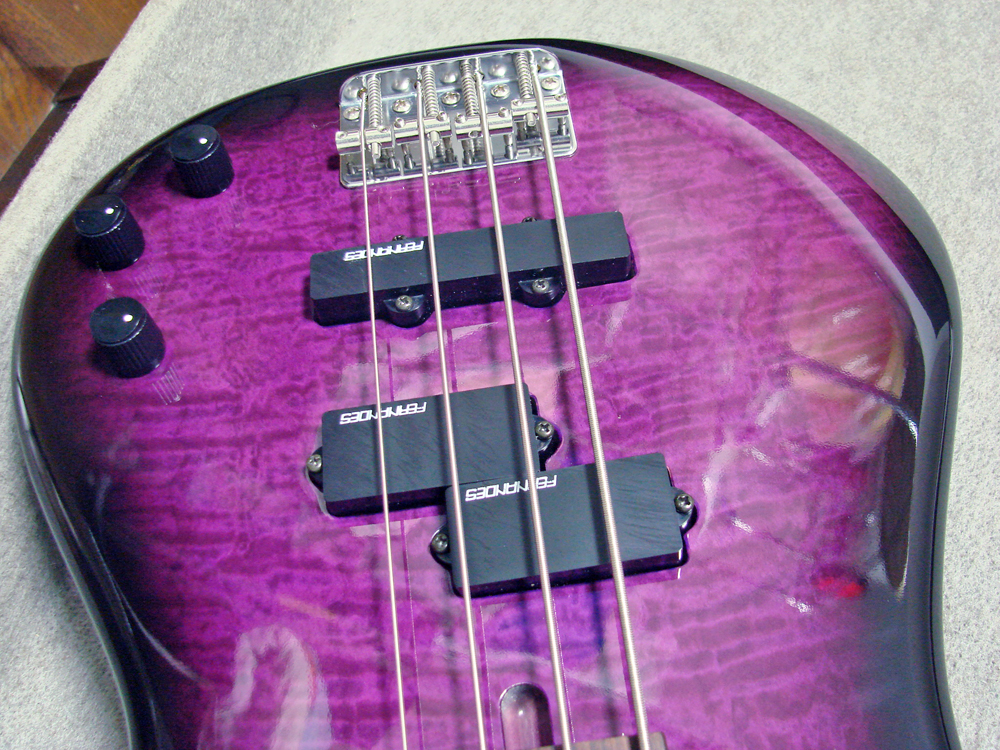 1990's Fernandes Japan FRB-40 PJ Revolver Bass (Purple