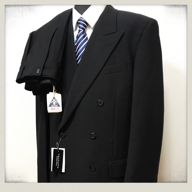 【オークション】A7(180cm) CHAPATTS 39，000円　ダブルフォーマル　通年用　新品　礼服