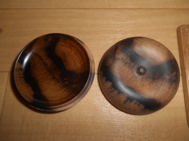 茶道具 黒柿角香合 黒柿八角香合 芦舟蒔絵【販売】-茶道具は京都しみず