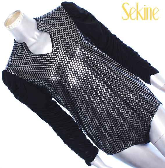 セキネ ダンスブラウス　トップス　レオタード　社交ダンス　ダンスウェア　ダンス衣装　sekine　日本製