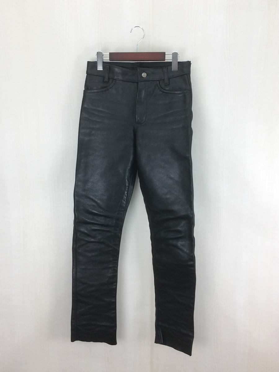 VANSON◇レザーパンツ/30/レザー/BLK/バンソン/ヴァンソン/中古 レザー