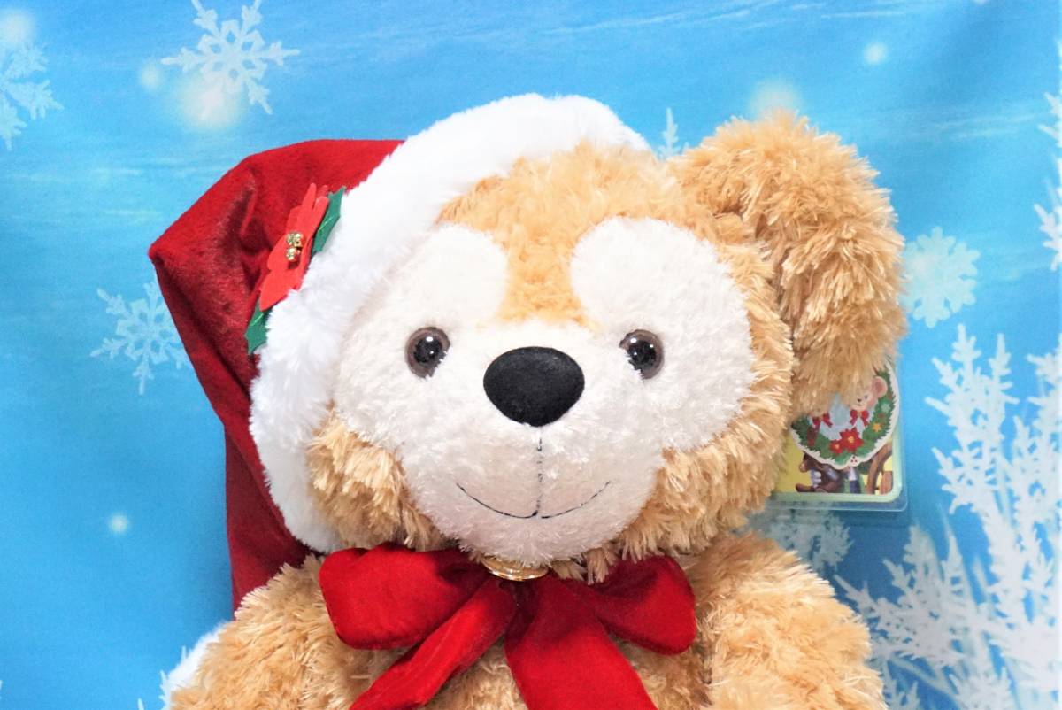 【美品】ダッフィー クリスマスMサイズ　サンタ 超厳選 クリスマス ダッフィー ぬいぐるみ Mサイズ サンタ クリスマス