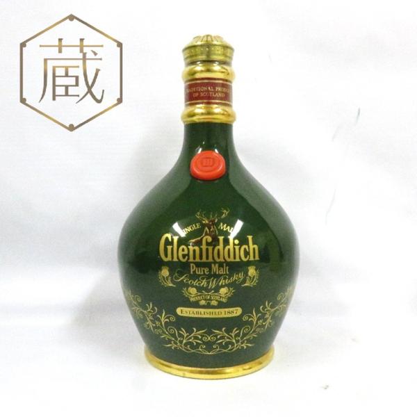 定番人気，格安 グレンフィディック ピュアモルト 18年 緑陶器 1235g 750ml 箱なし(スコッチ)｜売買されたオークション情報、yahooの商品情報をアーカイブ公開 - オークファン スコッチ