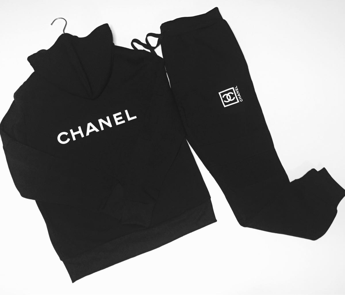 シャネル ノベルティフーディスウェット上下 シャネル パーカーTシャツ 
