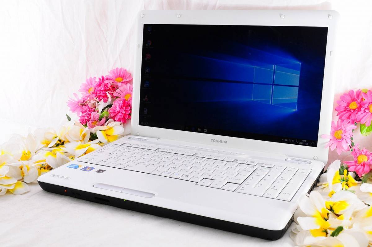 ★超美品★東芝 DynaBook EX/55LWH 最新Win10 快適i3 M330 大容量500GB メモリ4GBで快適♪ Blu-ray対応!! 無線 Wi-Fi Office搭載