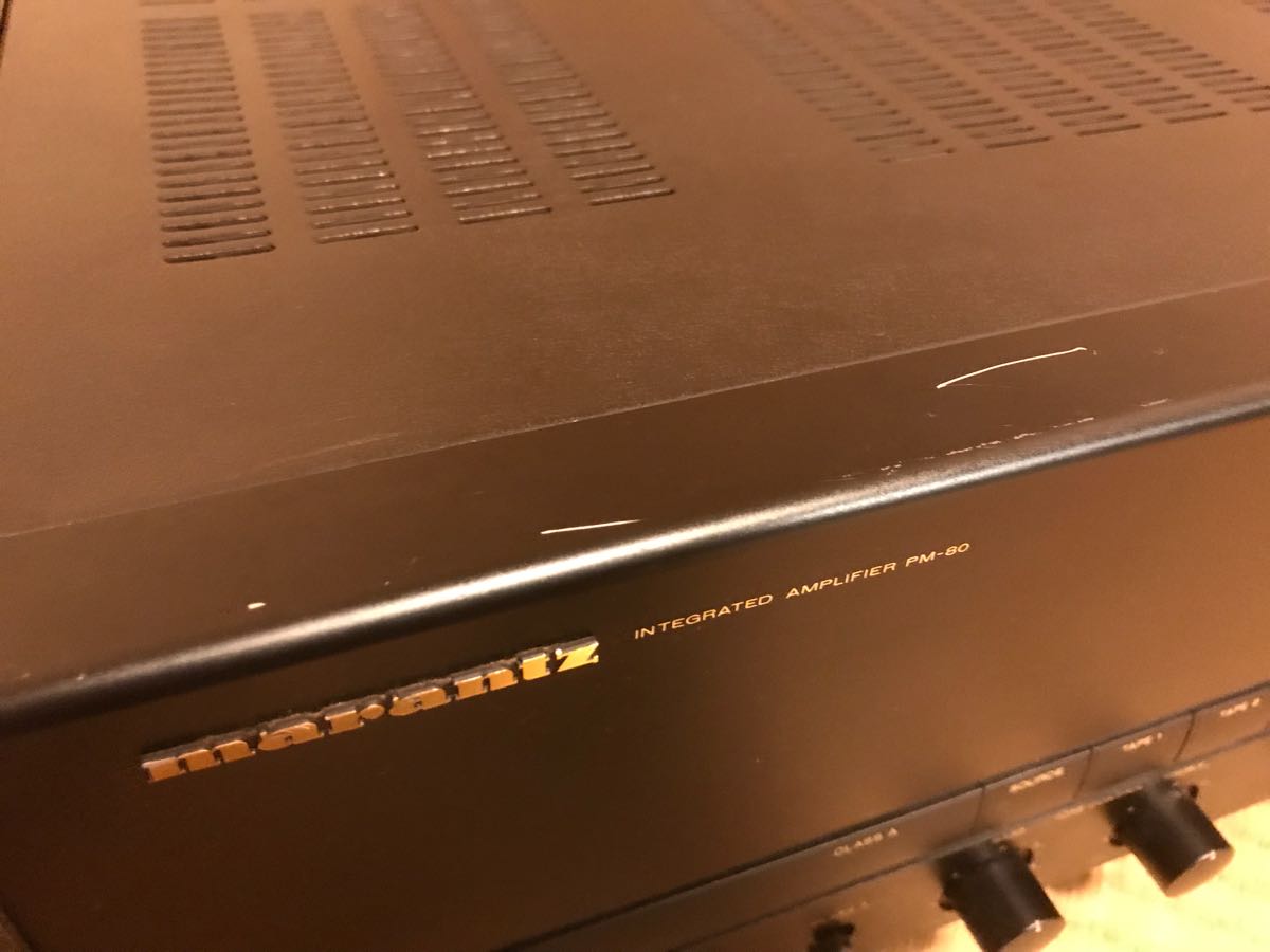 Marantz PM-80 通電動作のみ確認済み 音出し未確認ジャンク ,をご覧