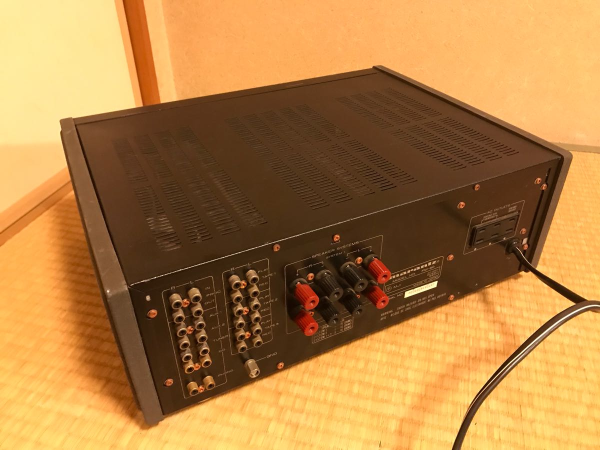 【動作確認済み】 Marantz PM-80 プリメインアンプ 音出し確認済み Marantz PM-80 通電動作のみ確認済み 音出し未確認ジャンク