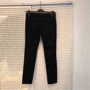 新品 サンローラン 型 ニー クラッシュ デニムパンツ Sサイズ OFF-WHITE SUPREME SAINT LAURANT
