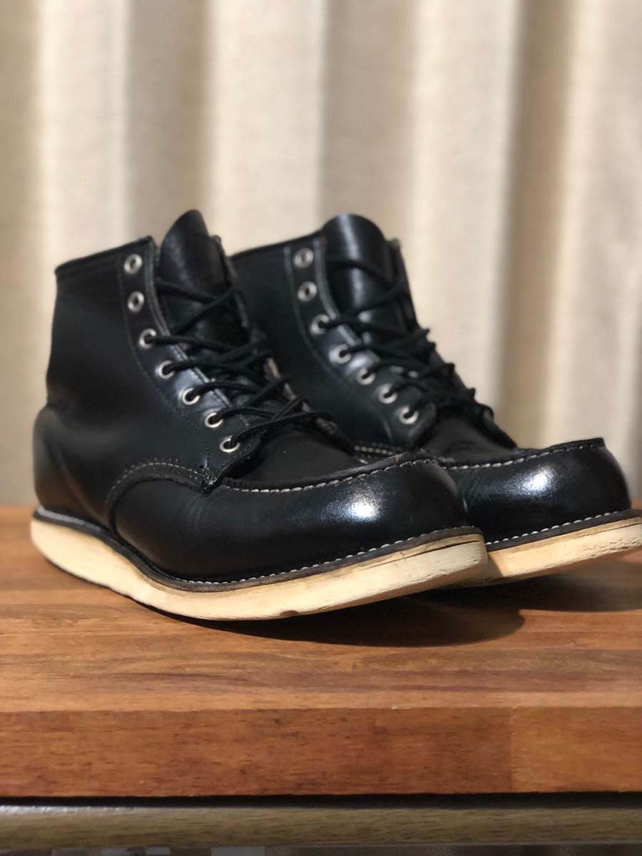 レッドウィング 犬タグ 8179 US9 Eワイズ REDWING ビンテージ Black Chrome アイリッシュセッター 検索) 875 8166 2268 8165 ベックマン