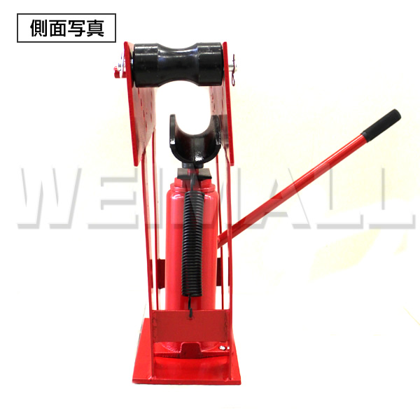 sale!! 即納!! 油圧式 16t パイプベンダー パイプ曲げ機 パイプ 曲げ 加工に 赤 アダプター8個付き!!