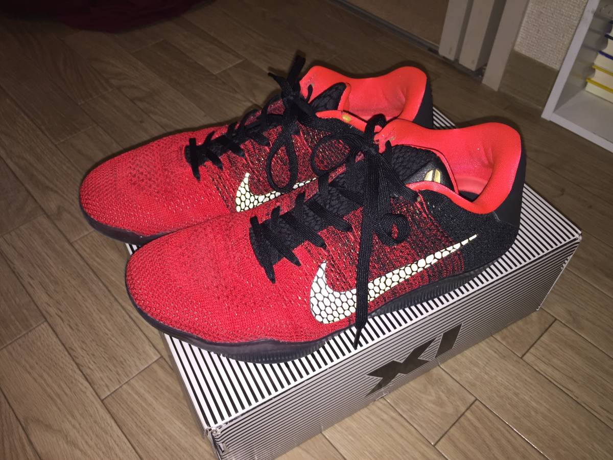  激安 KOBE XI ELITE LOW コービー 11 エリート ローカット 品 MEN'S university red/black-bright crimson-metallic 赤(27.5cm)｜売買されたオークション情報、yahooの商品情報をアーカイブ公開 - オークファン 27.5cm