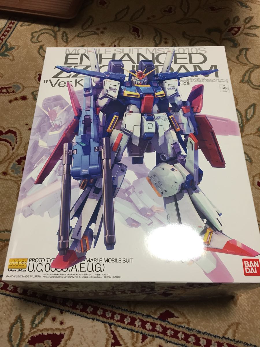 MG強化型ZZガンダム ver.Ka 1⁄100 フルアーマーZZガンダム 装甲を