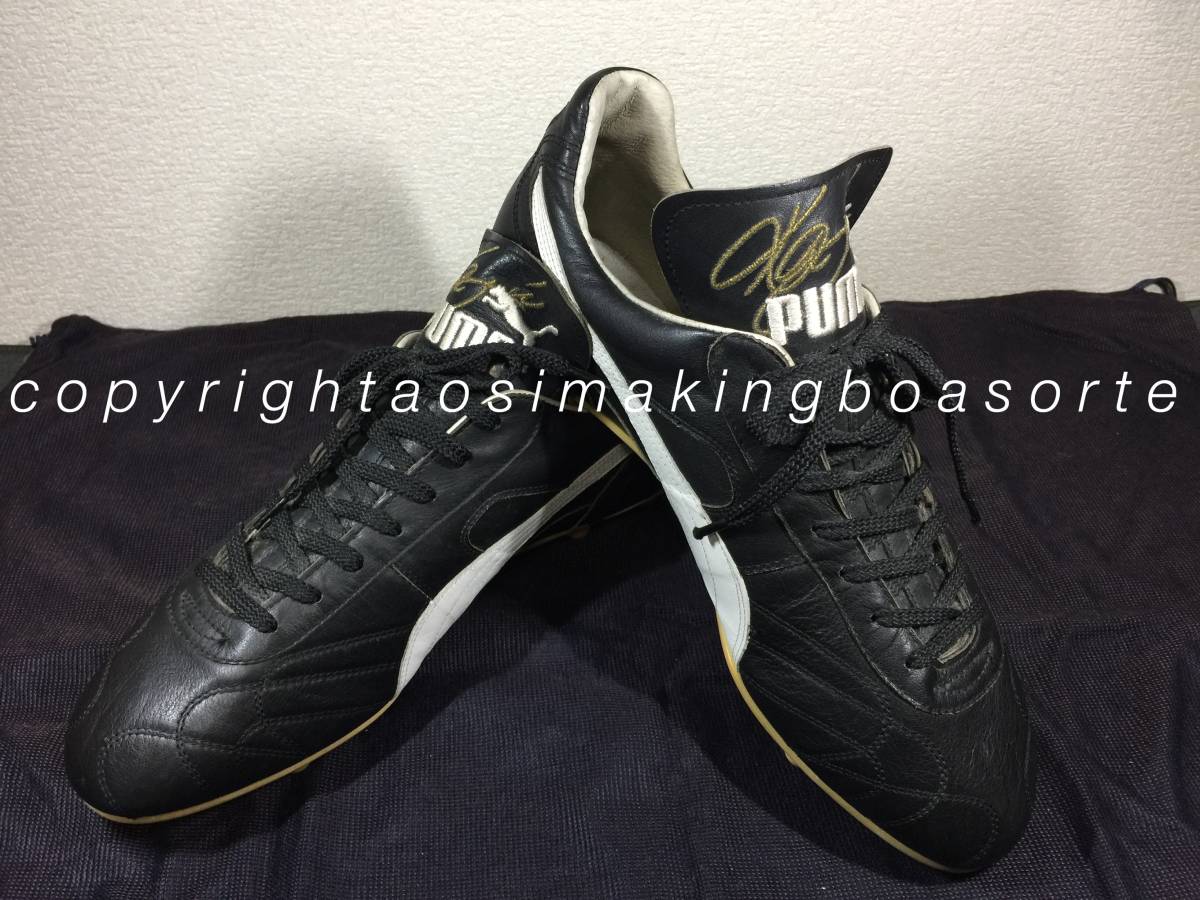 三浦知良 カズ 実使用 スパイク プーマ　スフィーダ キングカズ KAZU カズ選手直筆サイン入り プーマ スフィーダ KAZUサイズ25cm PUMA SFIDA