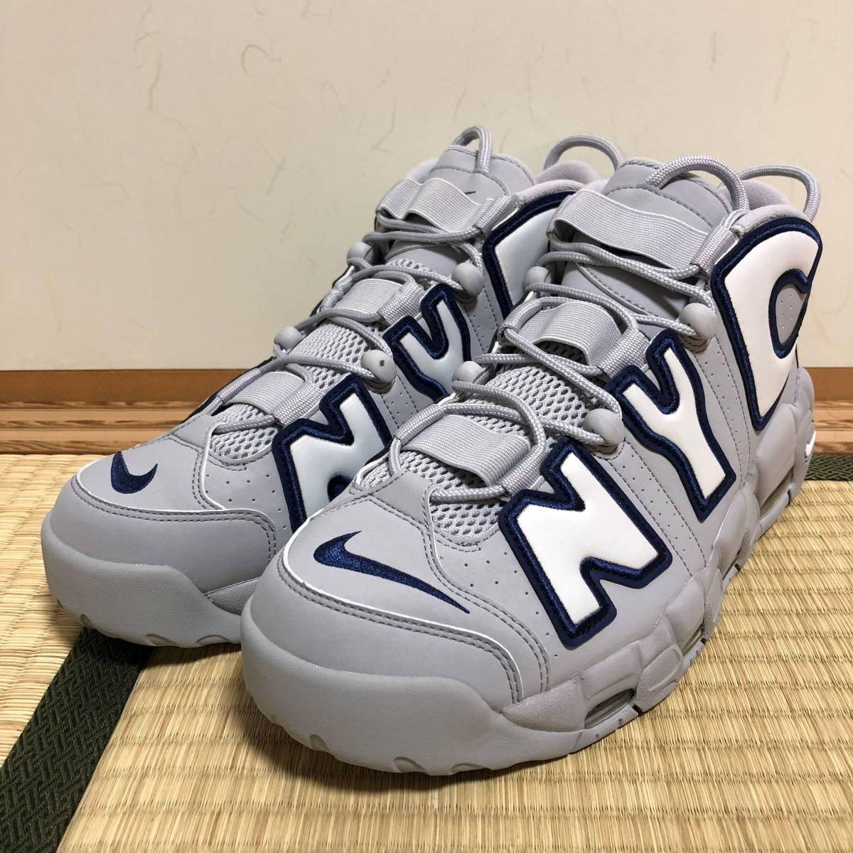 日本未発売：新品未使用：NIKE AIR MORE UPTEMPO CITY PACK NYC US12 