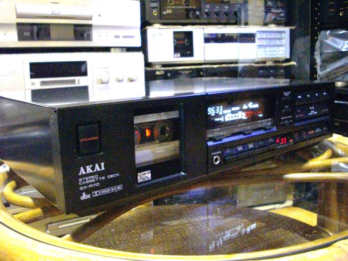 動作品】AKAI GX-R70EX アカイ 赤井電機 ステレオ カセットデッキ