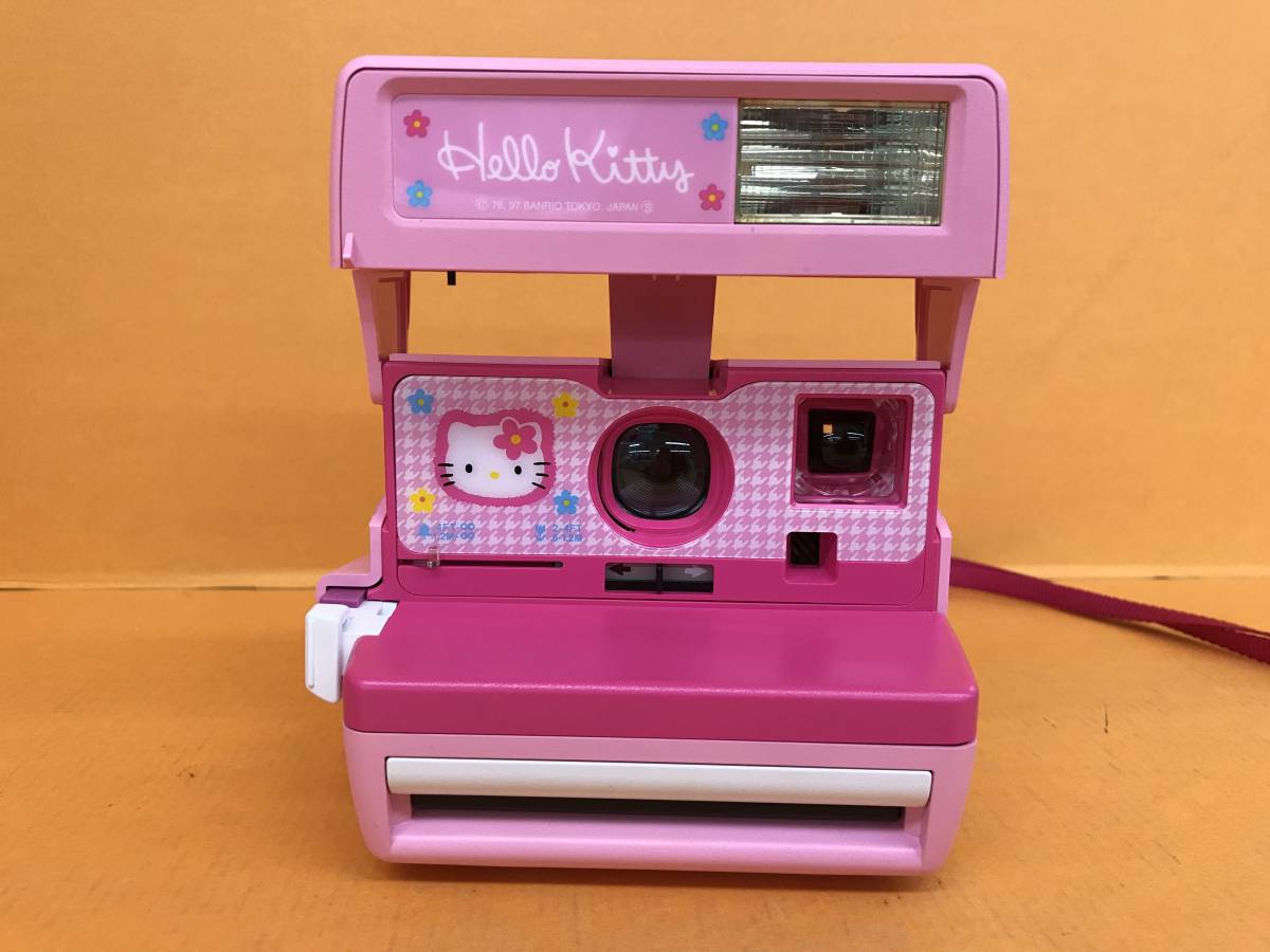ハローキティ ポラロイドカメラ ジャンク品 電737-336♪ハローキティ 